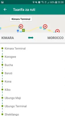 Mwendokasi android App screenshot 1